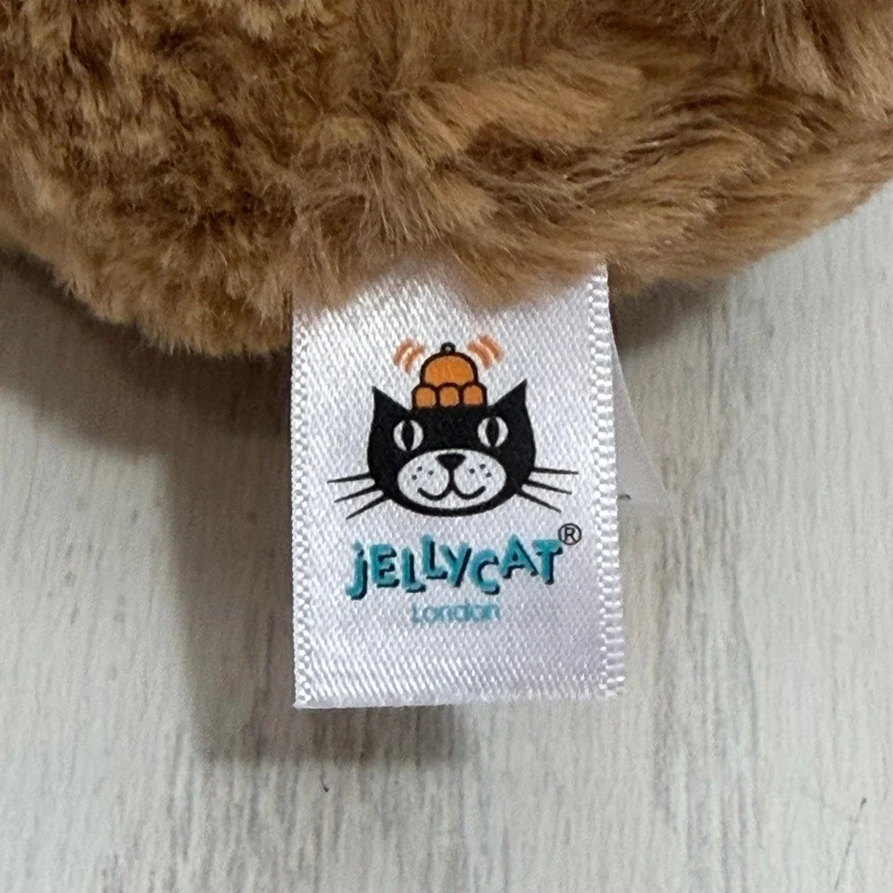 Jellycat Bartholomew Bear Soother Security Blanket One Size Tan Brown Plush Baby